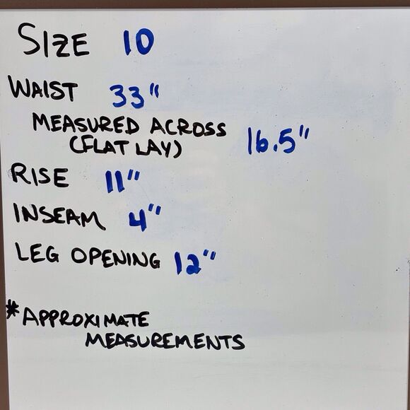 NWT GAP Corduroy Cut Off Shorts Womens 10 Medieval Blue Raw Edge Hem Stretch - Picture 2 of 9